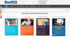 Desktop Screenshot of fuvinfoiroda.hu